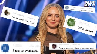 Madilyn Bailey Turns Hate Comments into Song  Americas Got Talent [upl. by Retsek106]