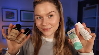 ASMR My Prefilming Makeup Routine  Soft Spoken [upl. by Iridis]