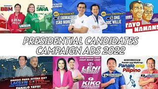 PRESIDENTIAL CANDIDATES CAMPAIGN ADVERTISEMENTS 2022 [upl. by Moberg]