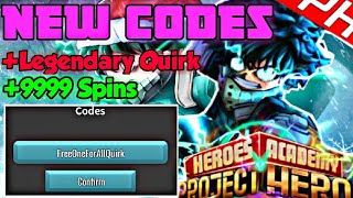 PROJECT HERO NEW CODES SPIN CODES amp SECRET CODES ALL IN THIS VIDEO  PROJECT HERO CODES ROBLOX [upl. by Suhail]