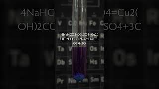 Basic copper carbonate precipitates little by little chemistryexperimentshorts [upl. by Noach]