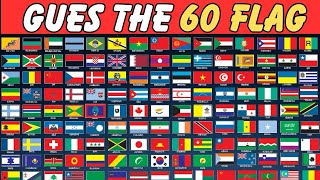 Master the Flags 60 Countries to Test Your Knowledge 🌍🚩 [upl. by Okiron250]