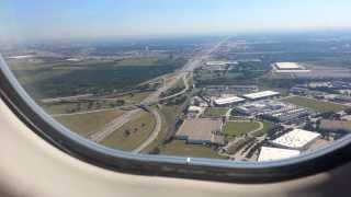 Landing in Dallas Fort Worth Airport DFW [upl. by Amalburga347]