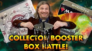 Phyrexia VS Zendikar The Collector Booster Box Battle  An Unsettling Magic The Gathering Video [upl. by Boccaj889]