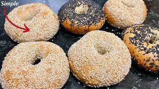 The Easiest Sourdough BAGEL Recipe on YouTube [upl. by Nwotna]