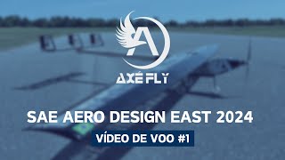 Vídeo de Voo 1  SAE Aero Design East 2024 [upl. by Jorgan]