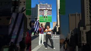 Fans club subscribe abonnezvous hala Madrid challenge dance [upl. by Parrie]