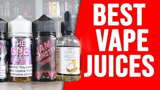 TOP 10 BEST VAPE JUICES FOR 2019 [upl. by Mharg985]