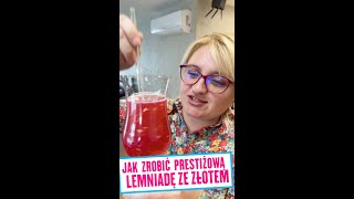 JAK ZROBIĆ PRESTIŻOWĄ LEMONIADĘ ZE ✨ ZŁOTEM [upl. by Rimat]