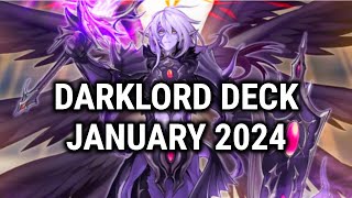 DARKLORD DECK RECIPE Post January 2024 Ban List  YuGiOh TCG [upl. by Maharba370]