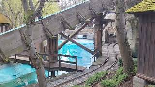 Europapark Baustelle Alpenexpress amp Wildwasserbahn 1732024 PreOpening Sunday [upl. by Lorna]