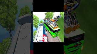 big crash bus vs truck most extreme roads eurotrucksimulator2mostscenicroad [upl. by Omidyar222]