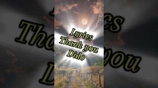 Dido  thank you  Lyrics [upl. by Tifanie175]