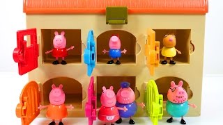 Mejores Videos Para Niños Aprendiendo Colores  Peppa Pig Friends and Family Clinic Learning Colors [upl. by Macfadyn]