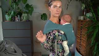 Ergobaby Embrace with a Newborn  tutorial [upl. by Fullerton]