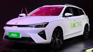 All New MG 5 Electric Car 2024 Detailed Walkaround 2024 480 Kms Range  Launch amp Price [upl. by Idona]