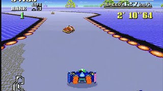 SNES  F ZERO  HD MODE 7 GAMEPLAY WITH BSNES EMULATOR [upl. by Gabbi]