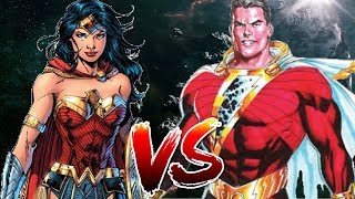 Wonder Woman VS Shazam  BATTLE ROYALE [upl. by Larkins]