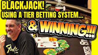 Nice Winning Blackjack Session at the Casino [upl. by Carper]