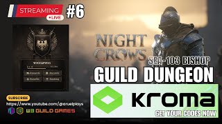 KROMA X NIGHT CROWS GUILD BOSS 🔴Live Free to Play To Earn Games [upl. by Evelina322]