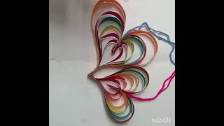 heart shape paper craftsdiypaper crafts [upl. by Leizahaj638]