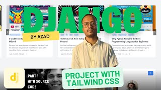 Django Project with Source Code Tailwind CSS Authentication Categories amp Popular Tags BLOG 2 [upl. by Bussey]