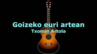 Goizeko euri artean Txomin Artola kitarra akordeak cover [upl. by Stearn]