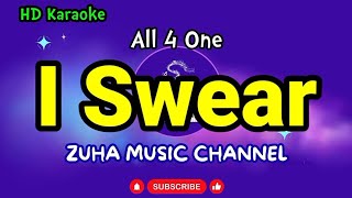 I Swear  All 4 One  ZMC Karaoke [upl. by Cheadle]