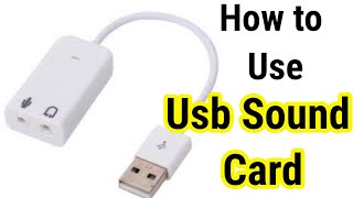 How To Use USB Sound Card shorts [upl. by Moseley]