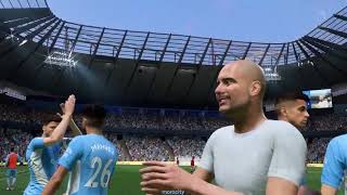 Manchester City Blue Moon PreMatch and PostMatch FIFA 22 Xbox Series S [upl. by Candis]