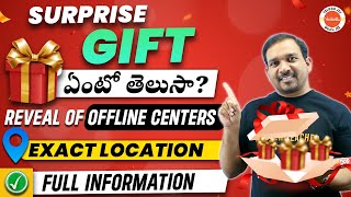 Surprise Gift 🎁 Reveal of Offline Centers Location  Full Information  Kiran sir [upl. by Anina]