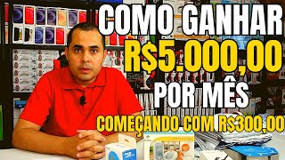 RENDA EXTRA Como ganhar R500000 por mês iniciando com R300 sem vender na Shopee e Mercado Livre [upl. by Charles]