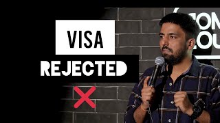 VISA Rejected  Stand Up Comedy  Pratyush Chaubey standupcomedy hindistandup baddua [upl. by Acebber150]