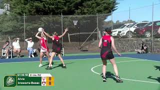 CDFNL RD2 Netball 2024 Alvie vs Irrewarra Beeac [upl. by Hola]