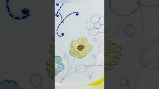 French Knot Stitching 🌼🌸 frenchknotembroidery stitching youtubeshorts youtubesubscribers [upl. by Ramona]