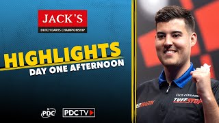 BRILLIANT BULLSEYES  Day One Afternoon Highlights  2022 Jacks Dutch Darts Championship [upl. by Saucy]