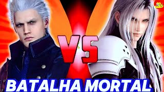 Vergil Vs Sephiroth  Dmc Vs Final Fantasy BATALHA MORTAL [upl. by Waverly]