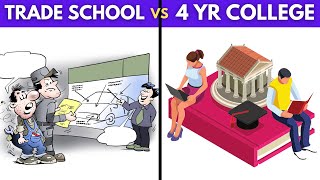 Trade school vs College  How they compare [upl. by Onaivatco]