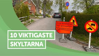 Ta Körkort  10 Vanligaste Skyltarna [upl. by Richard]