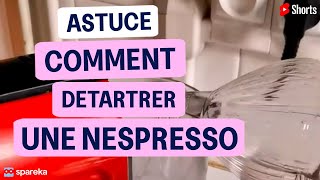 Détartrer une cafetière Nespresso au vinaigre blanc 🙌 tips detartrer vinaigre [upl. by Htiekel443]