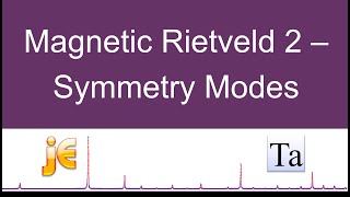 Magnetic Rietveld 2  symmetry modes [upl. by Tillio]