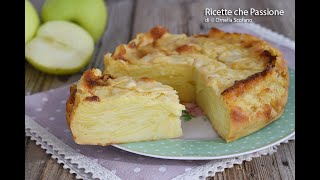 Torta Invisibile alle Mele  Torta cremosa tutta mele con Tante mele e pochissimo impasto [upl. by Temp540]