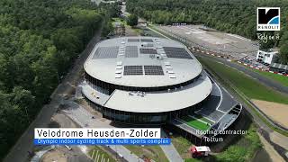 HeusdenZolder Velodrome Waterproofing with RENOLIT ALKORPLAN Classic PVC Membrane [upl. by Tertia600]