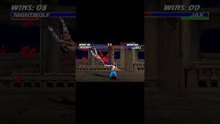 UMK3 Nightwolf Combos umk3 arcade retrogaming [upl. by Suellen]