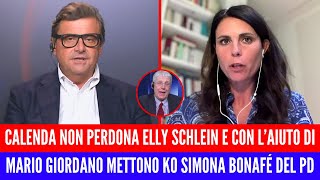 SIMONA BONAFÈ CROLLA DOPO UN DURO SCONTRO CON MARIO GIORDANO E CALENDA E FÁ UNA FIGURACCIA [upl. by Tews]