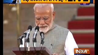 Oathtaking ceremony Narendra Modi ministers sworn in at a grand ceremony Part1 [upl. by Tabbitha828]