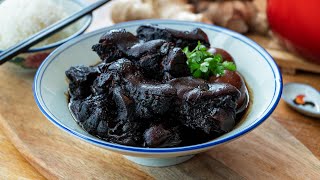 Cook RestaurantStyle Black Vinegar Pig Trotter at Home  猪脚醋  Confinement Food Recipes [upl. by Waxman]