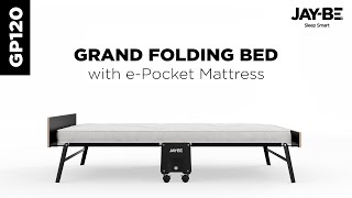 JayBe GP120 Grand Folding Bed with ePocket Mattress [upl. by Sanez]