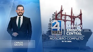 Noticiero de Ecuador Emisión Central 19102024 [upl. by Flore809]