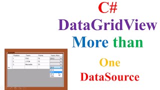 C DataGridView  Bind to More Than One Data Source [upl. by Nyleuqaj]